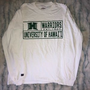 University of Hawaii White Long Sleeve